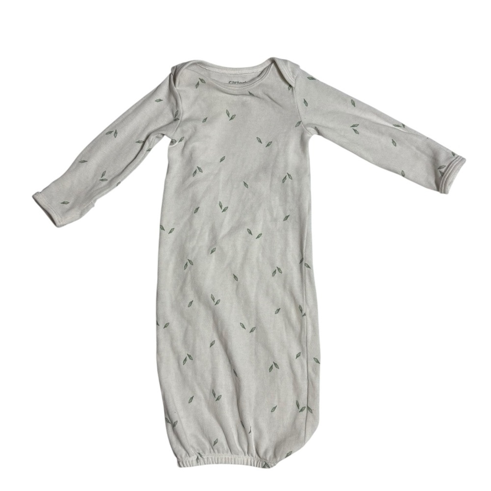 Carter's White Baby Sleep Sack Gown Size 0-3 Months
